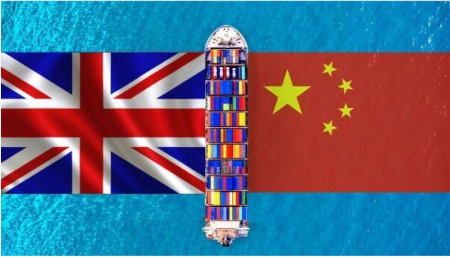 चीनबाट बेलायतसम्मको कार्गो