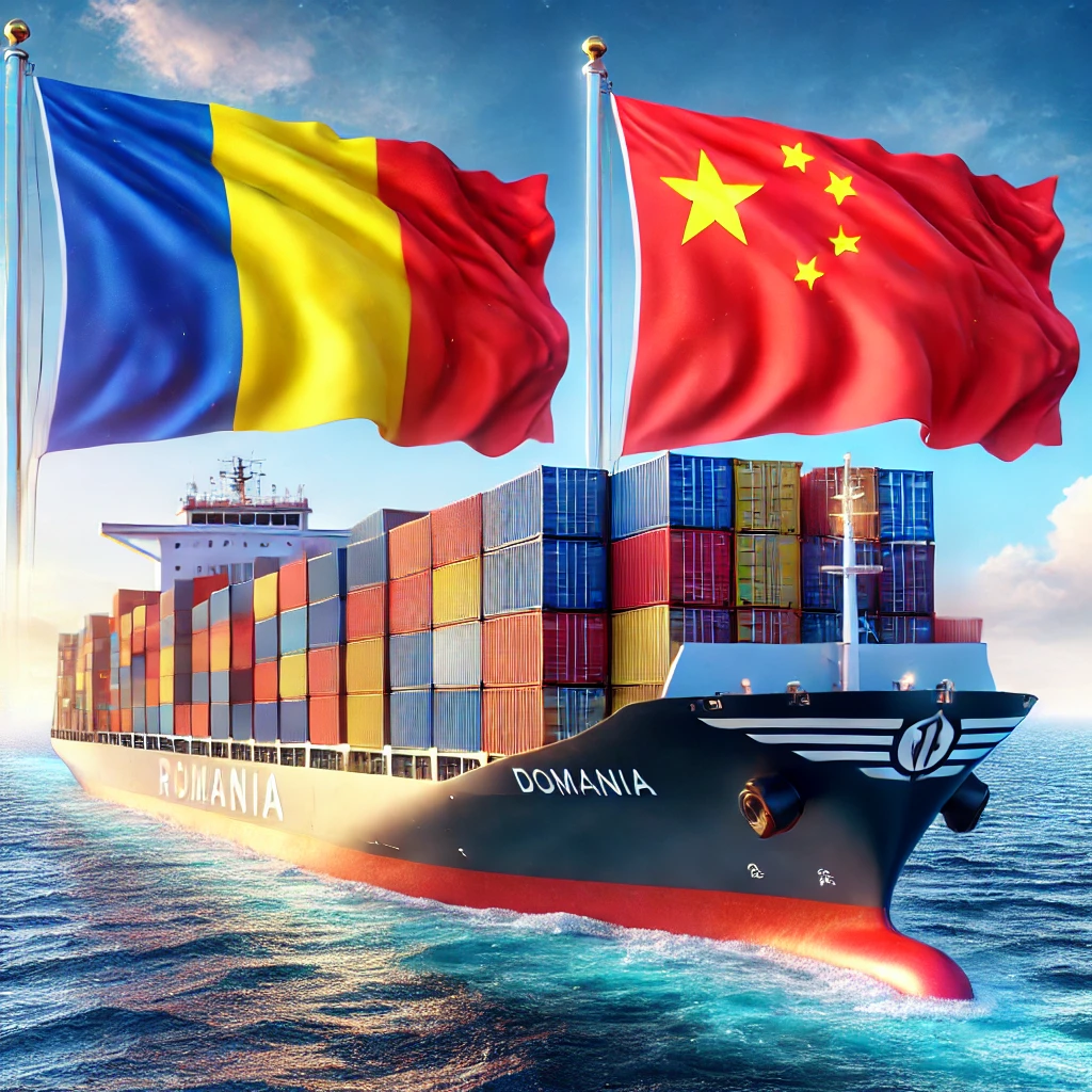 Shipping from China to Romania