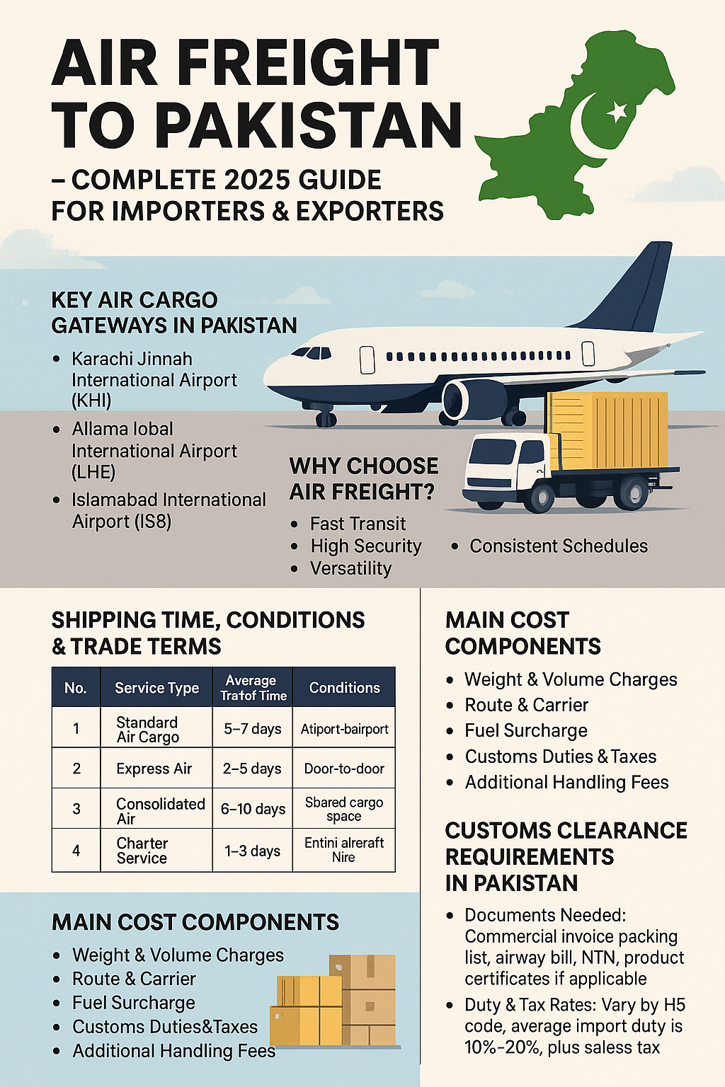 air freight to pakistan
