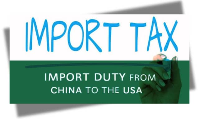 import tax from china to us