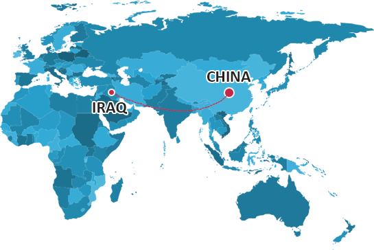 Shipping from China to Iraq