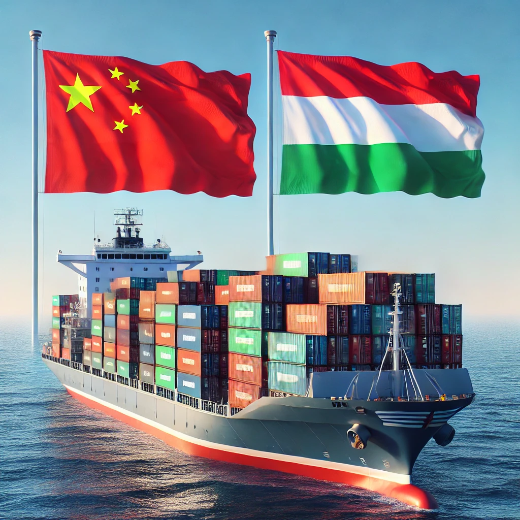 Shipping from China to Hungary