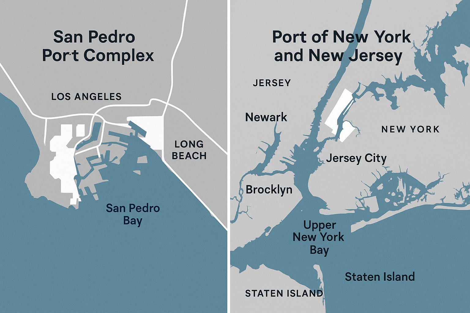 san pedro bay port complex vs ny nj port complex