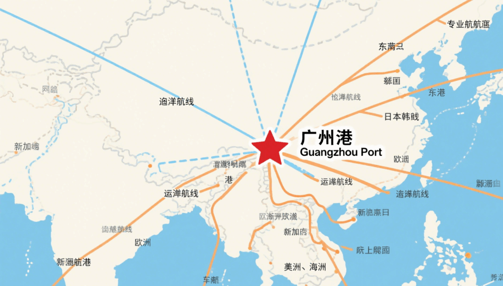 the largest port in southern china