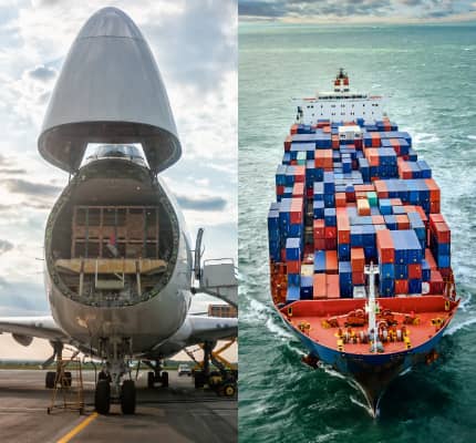 china-us air freight trade