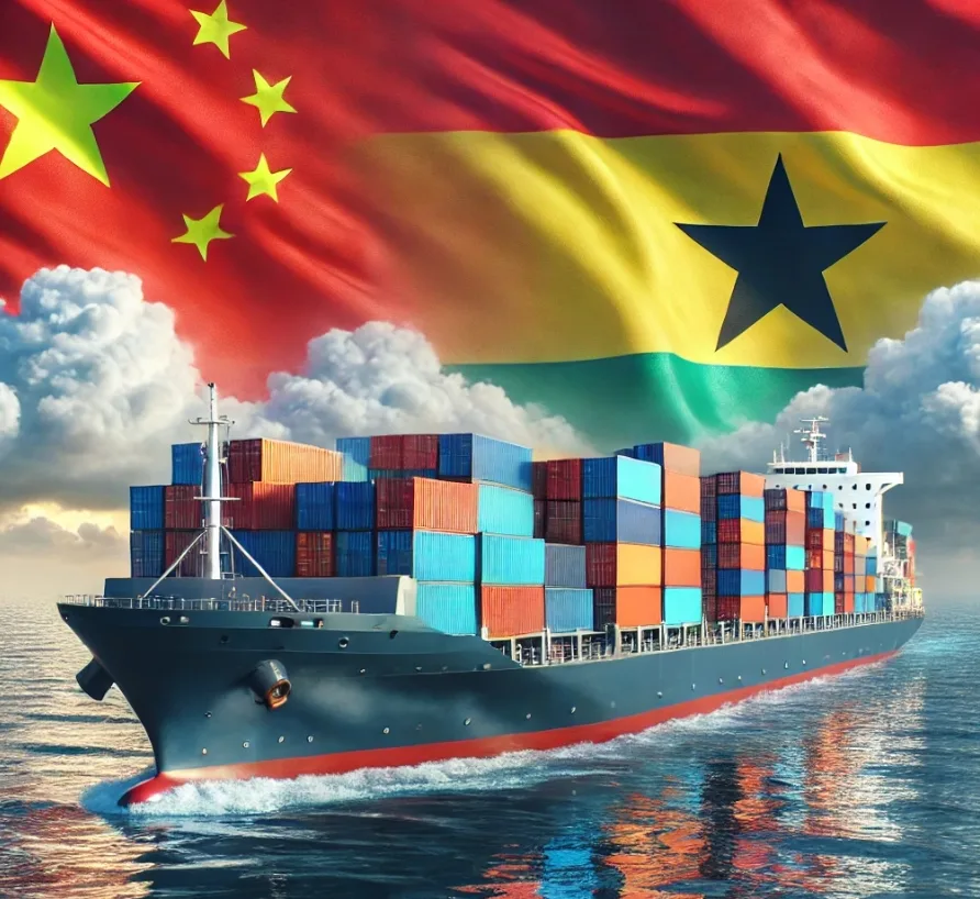 Shipping from China to Ghana by sea