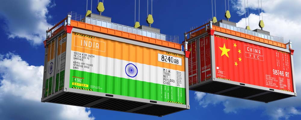 freight China to India