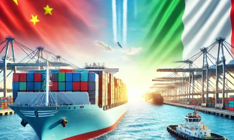 Freight from China to Italy
