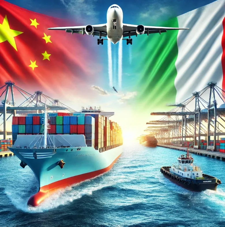 Freight from China to Italy