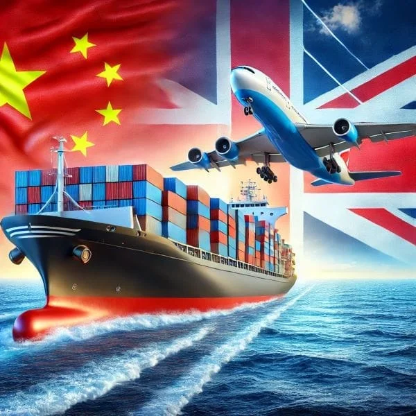 from China to UK