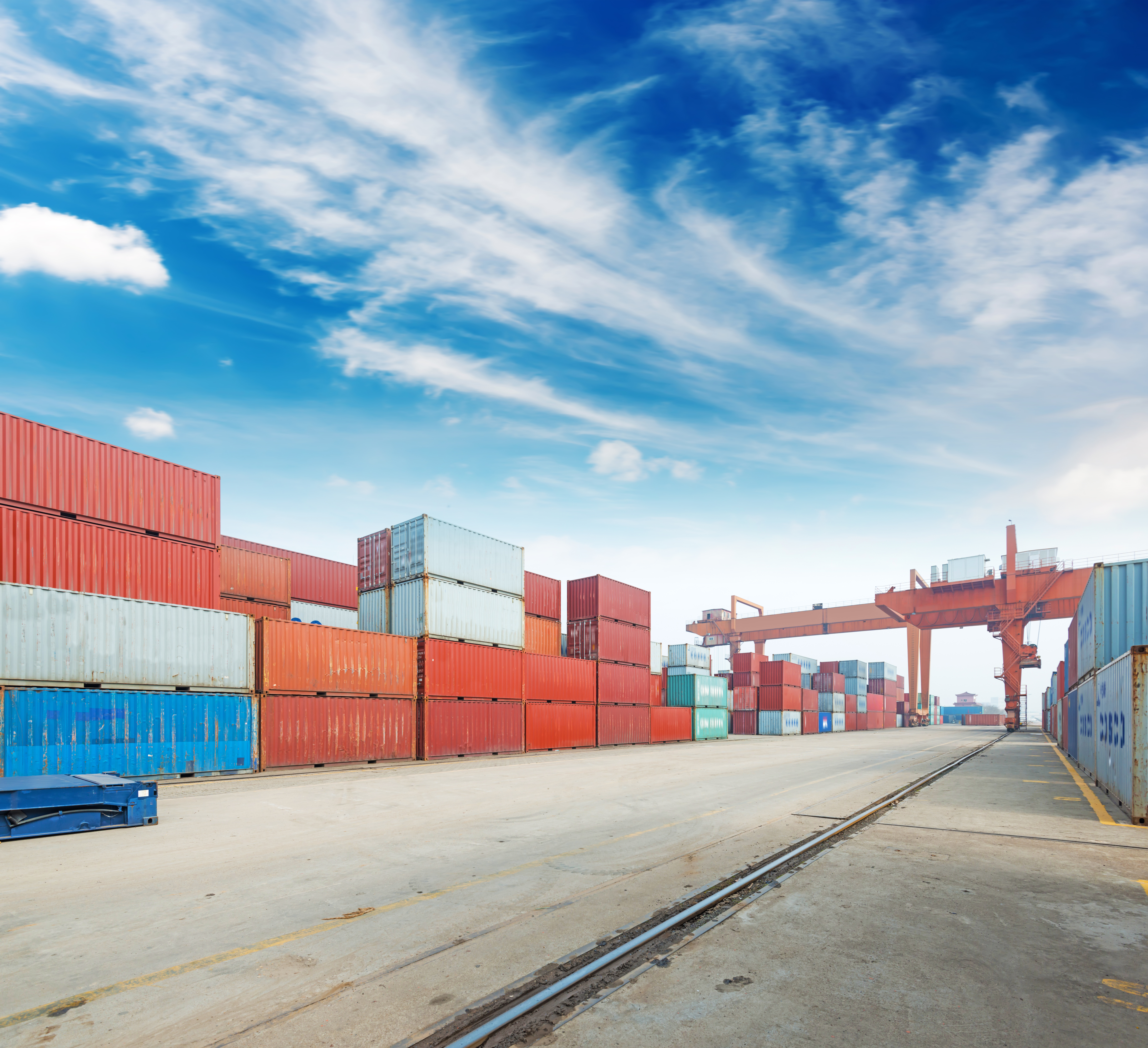 china europe freight train route