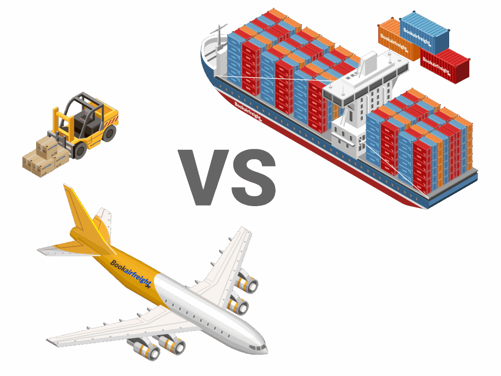 sea freight or air freight