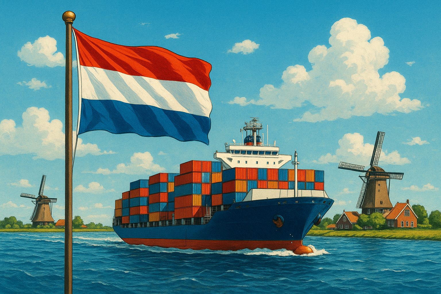 sea freight from China to Netherlands