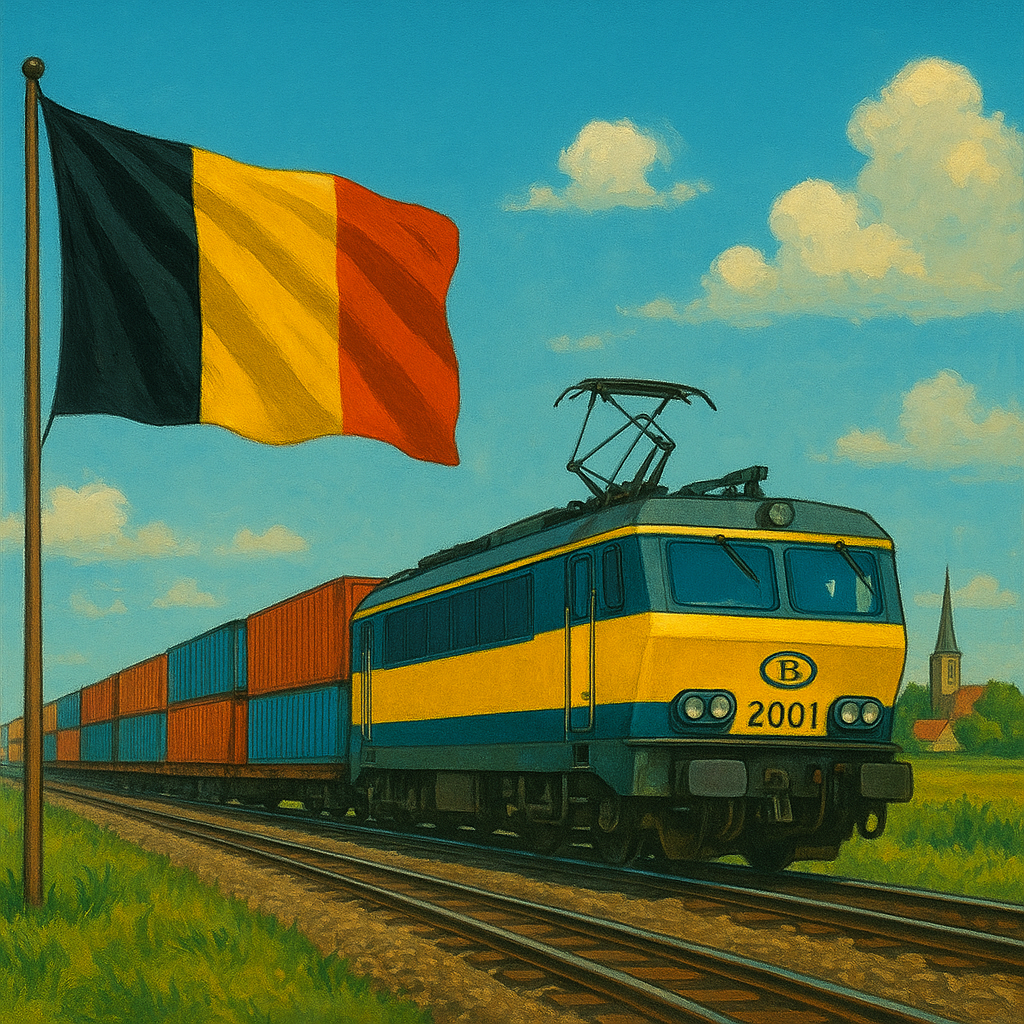 rail freight from China to Belgium