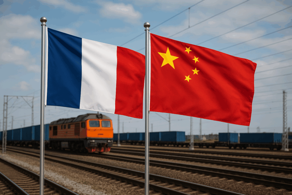 rail china to france