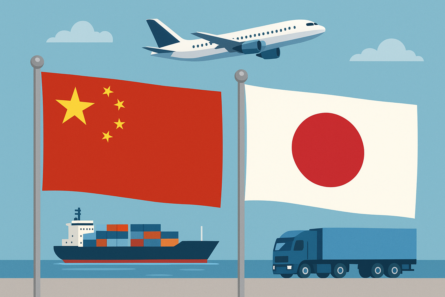 container shipping china to japan