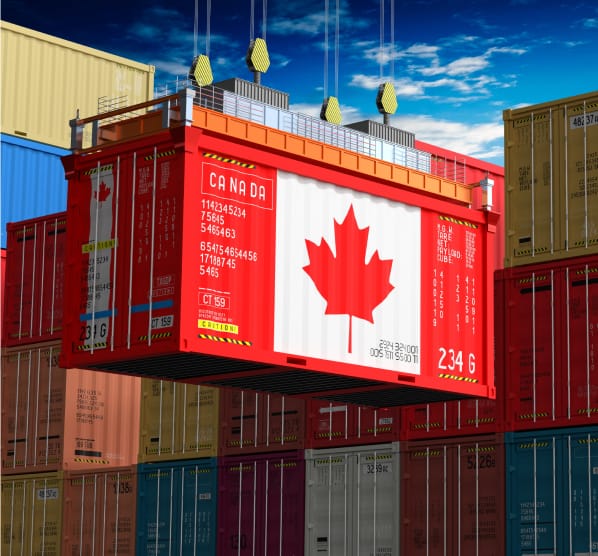 from china to Canada