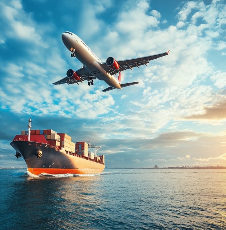 food products air freight china to uk