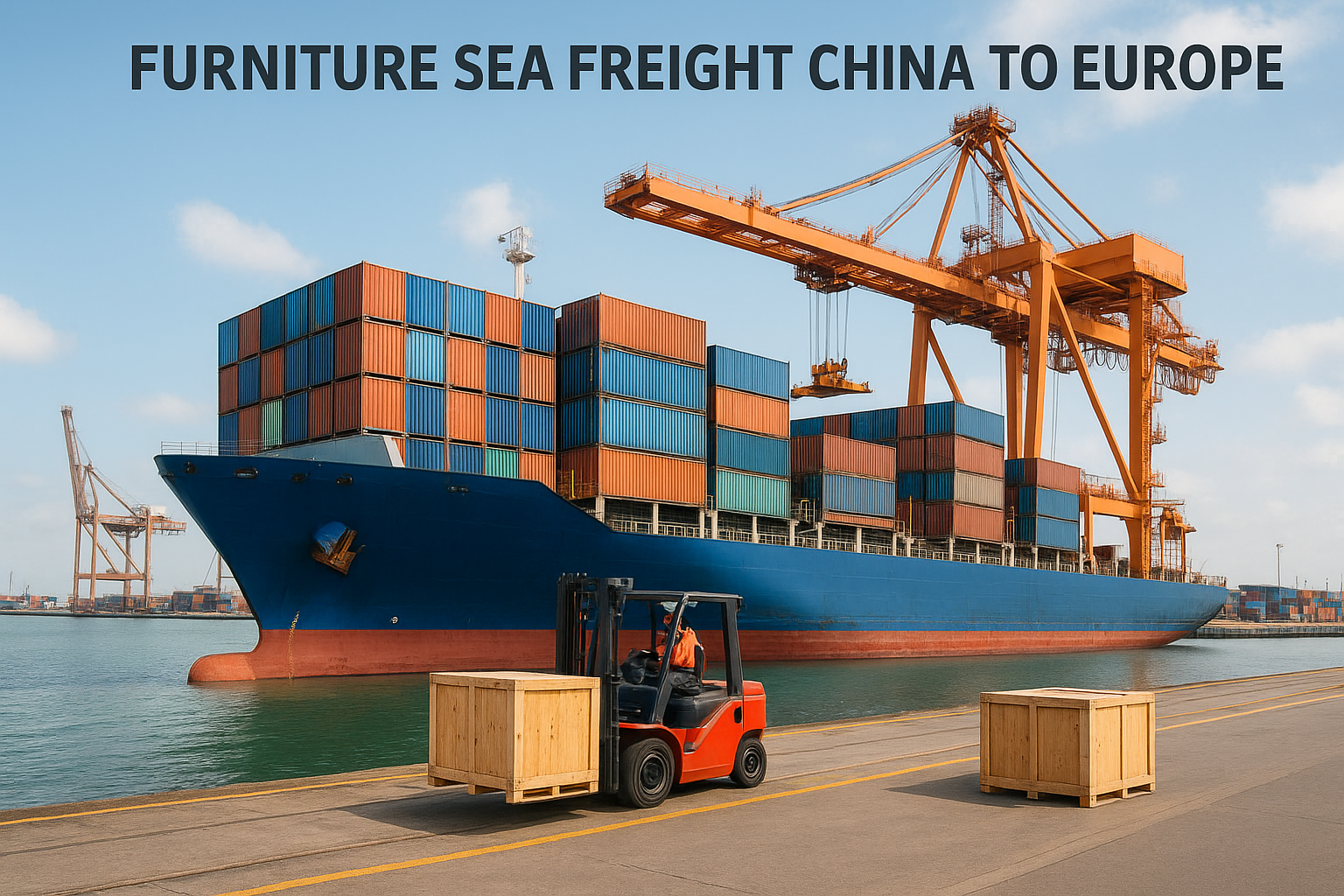 furniture sea freight china to europe