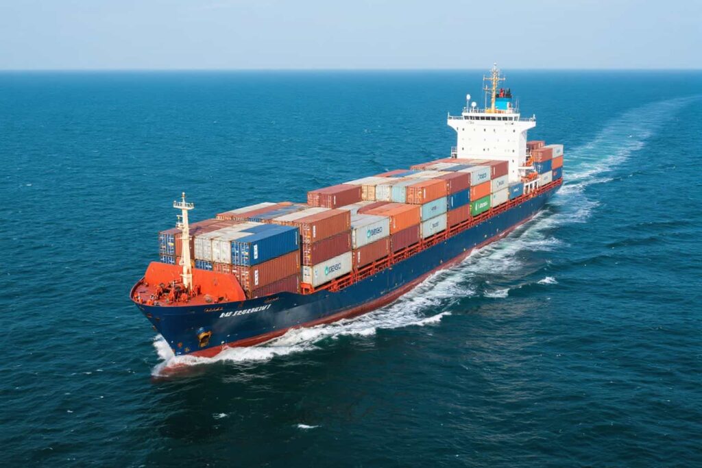 machinery sea freight from china
