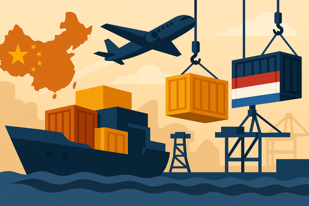 china to netherlands