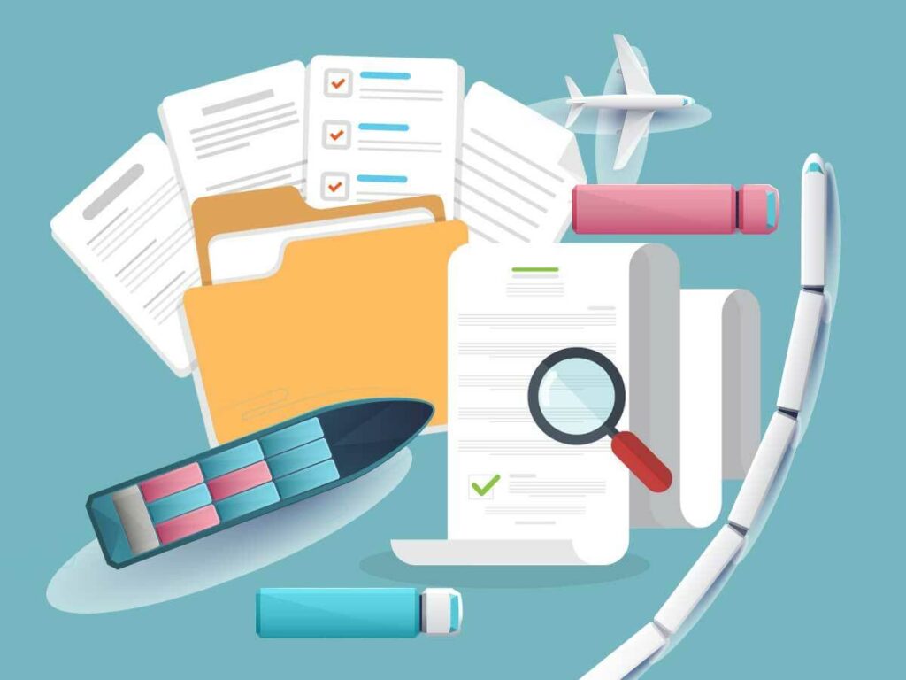 what documents needed for home goods from china to usa