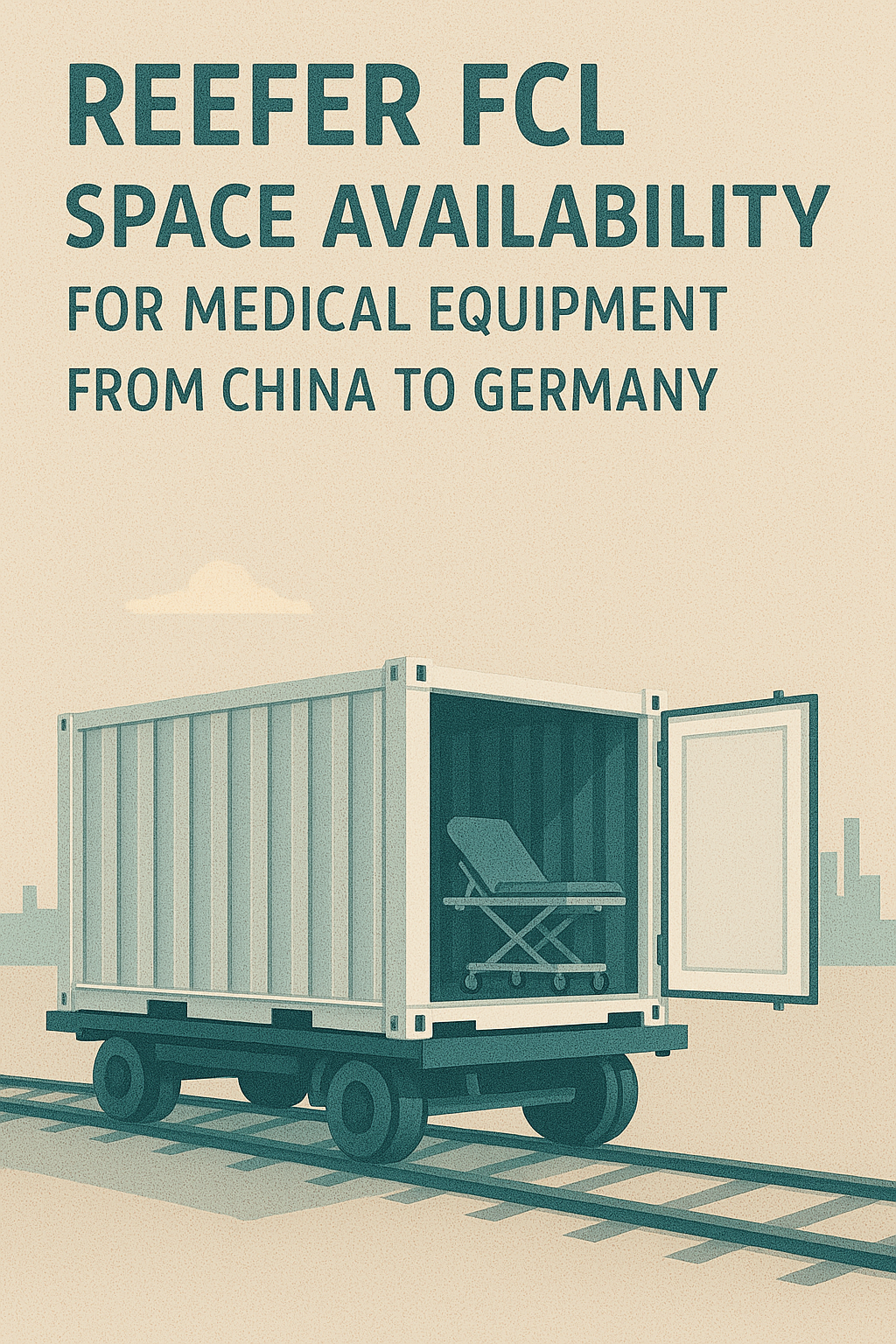 Reefer FCL space availability for medical equipment from China to Germany