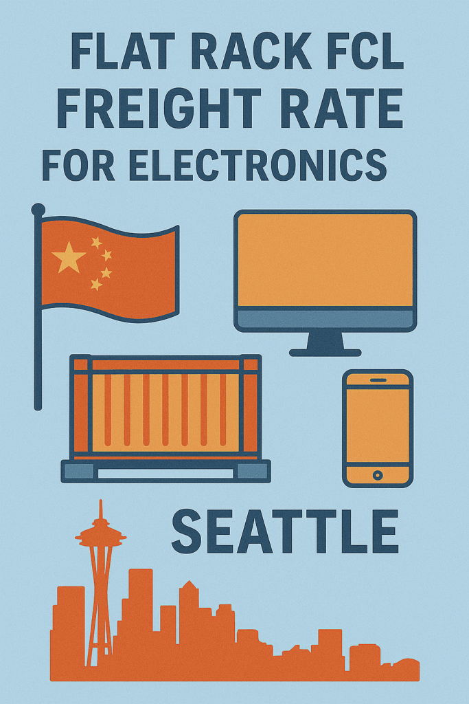 Flat Rack FCL Freight Rate China–Seattle Electronics - Top China Freight