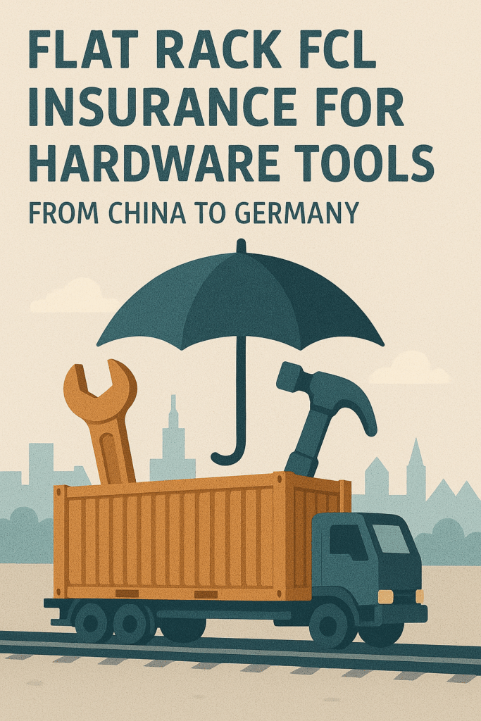 Flat Rack FCL insurance for hardware tools to Germany - Top China Freight