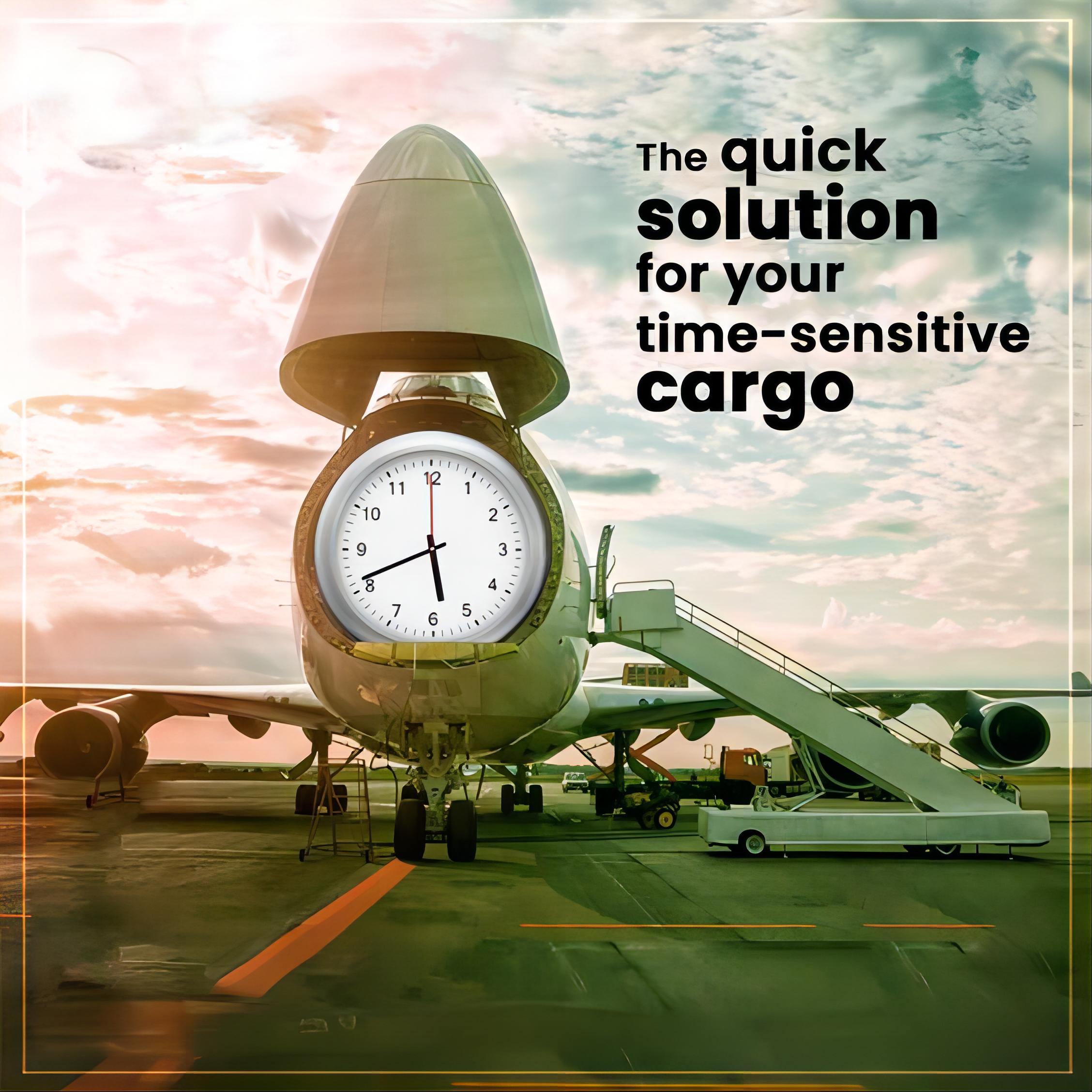 Infographic comparing transit times and costs for air freight vs. sea freight from China to Mexico