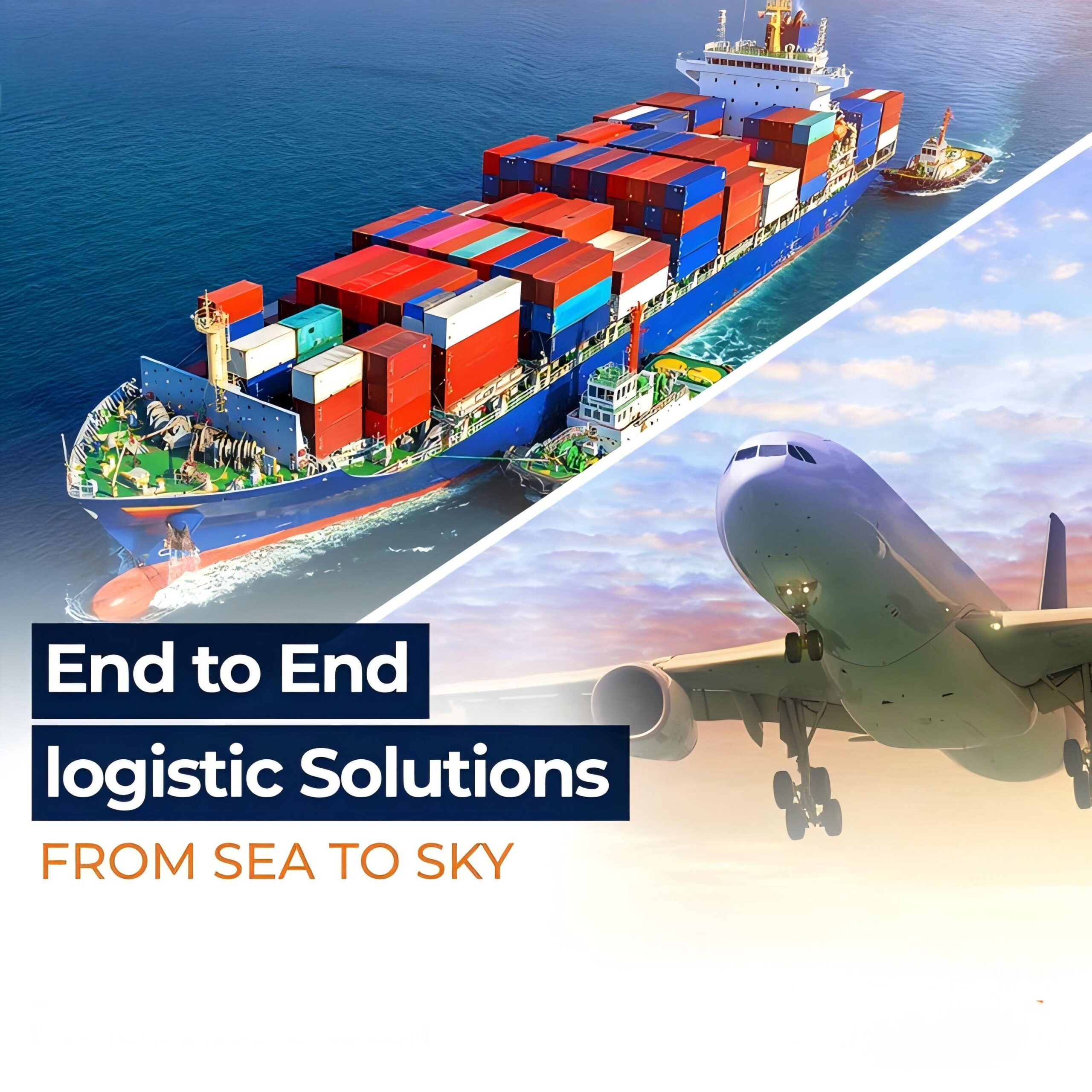 Infographic showing a simplified FBA shipping process from China to Spain