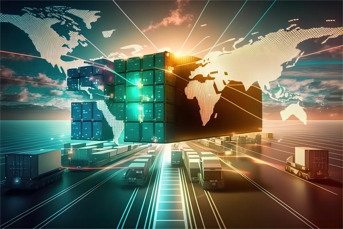 Logistics professional reviewing shipping documents for UK imports