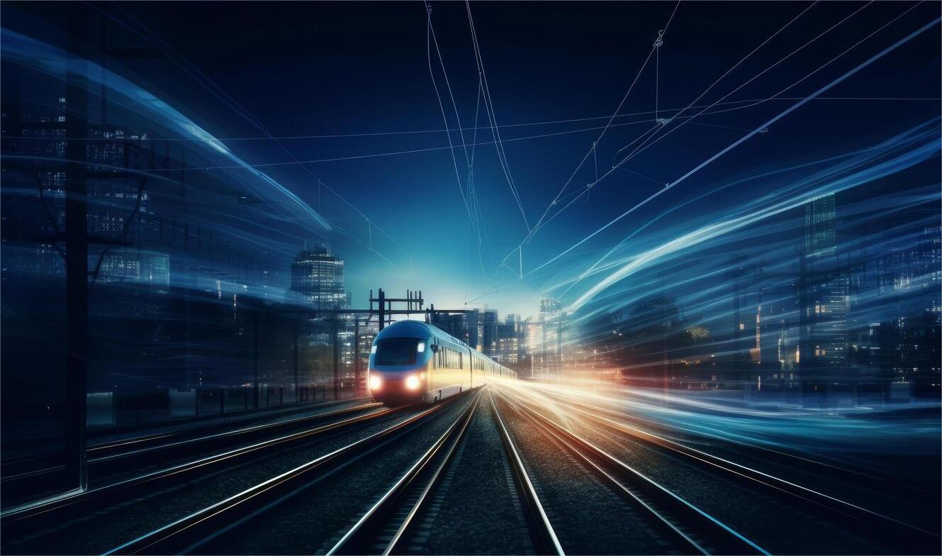 Map showing a shipping route from China to Spain