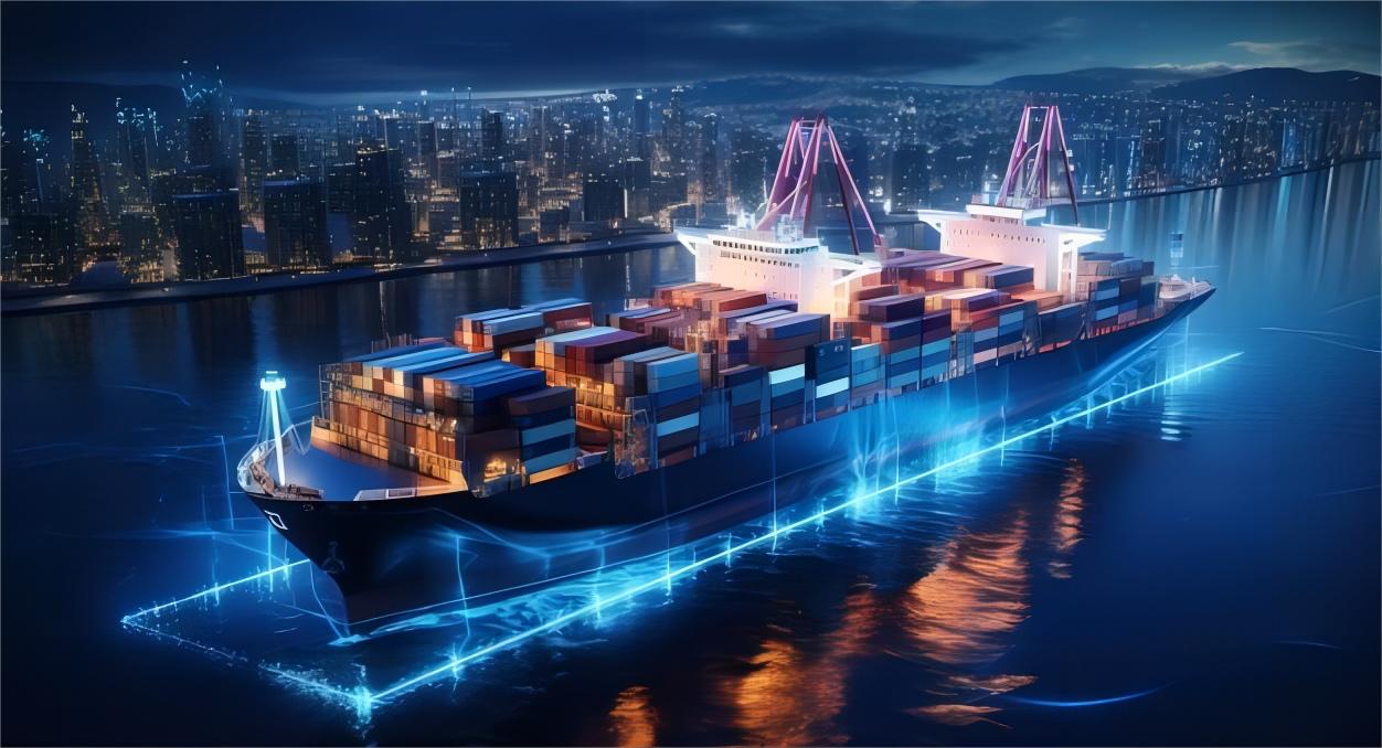 Cargo ships at a busy port in Pakistan, showcasing international trade routes