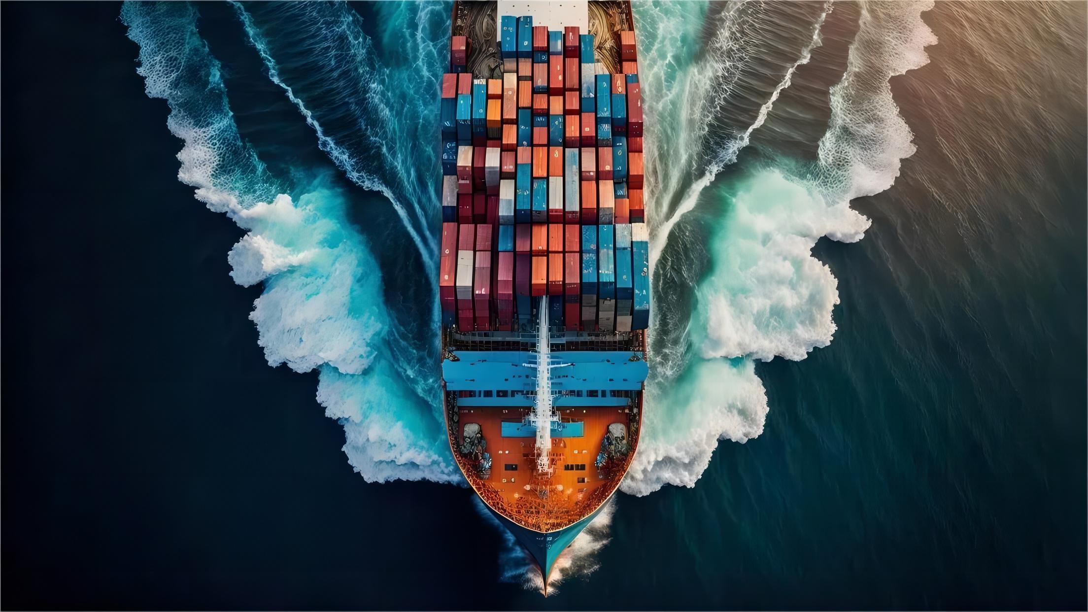 Cargo ships at a busy port in China, symbolizing international trade