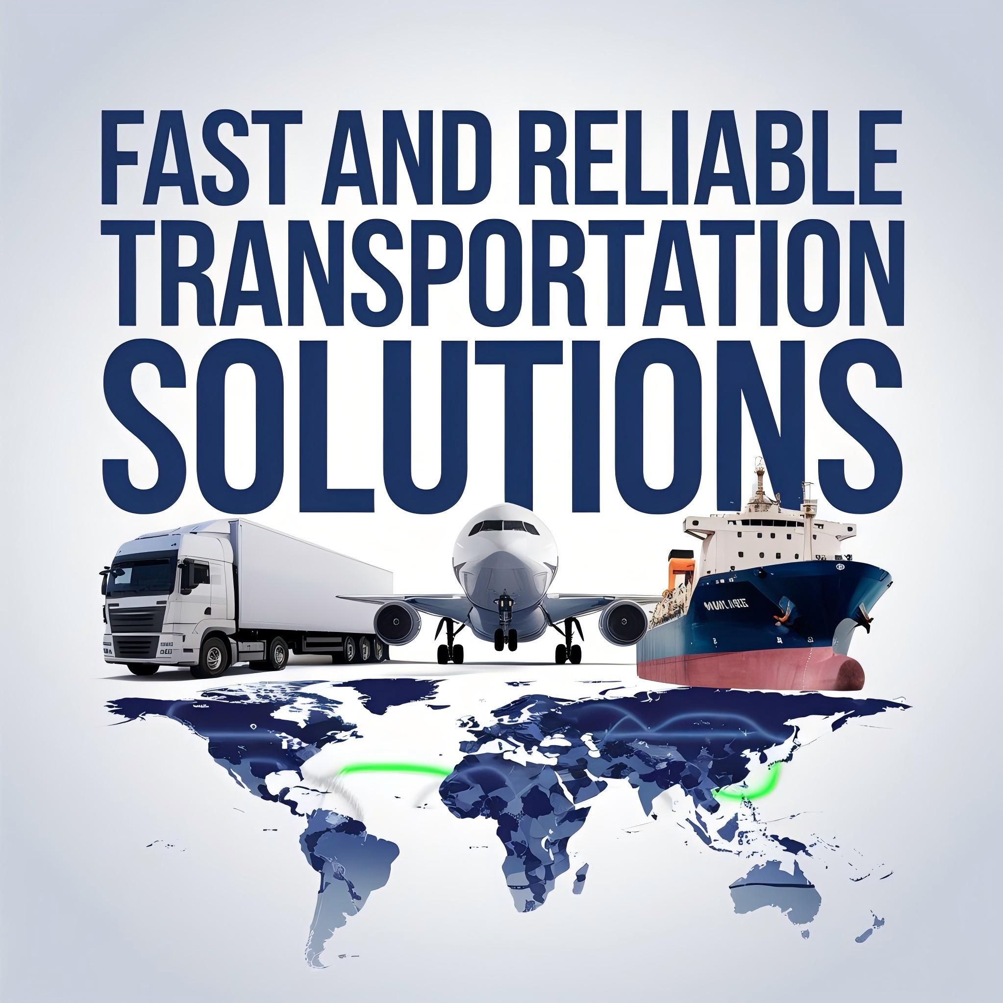 Air freight cargo being prepared for shipment