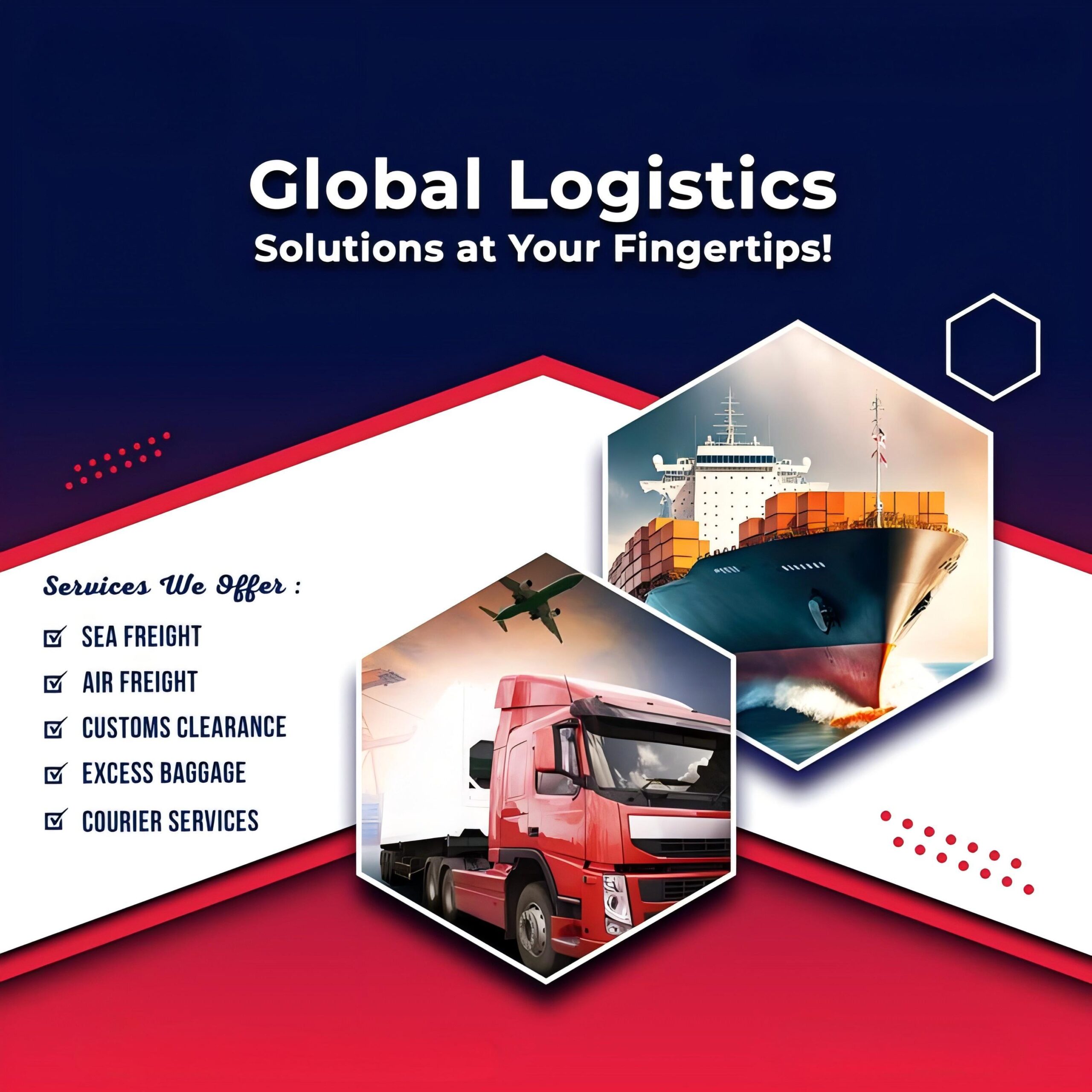 Detailed cost breakdown for a typical FCL shipment to France