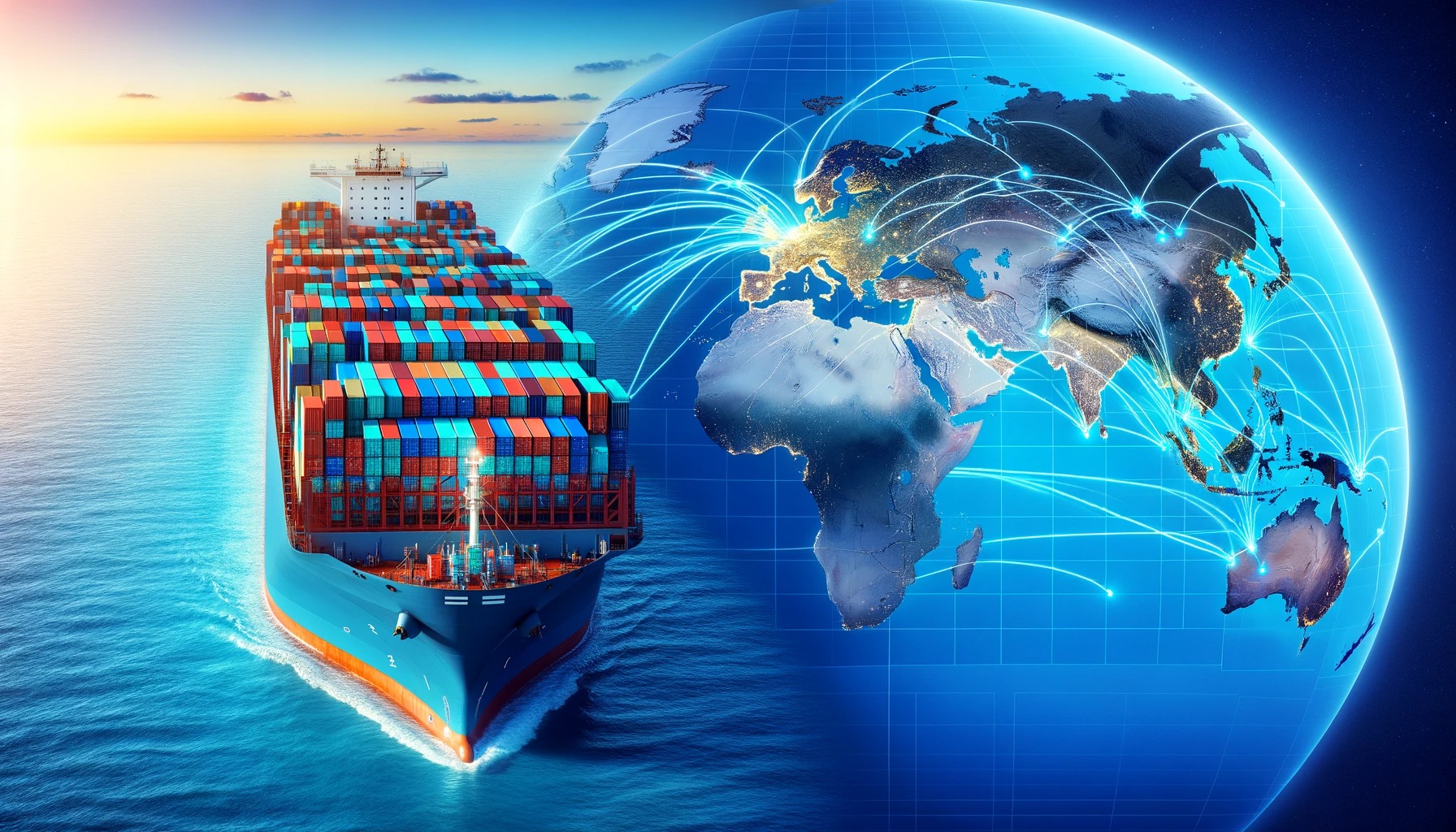 A visual comparison chart of different shipping methods