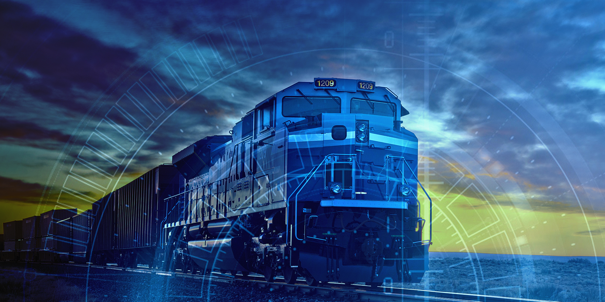 Map showing China-Europe rail freight routes