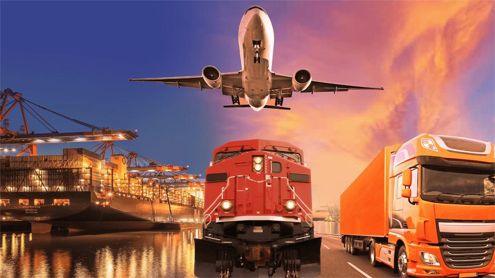 A freight forwarder discussing logistics plans with a client