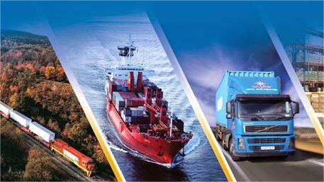 Diverse cargo moving through a logistics hub