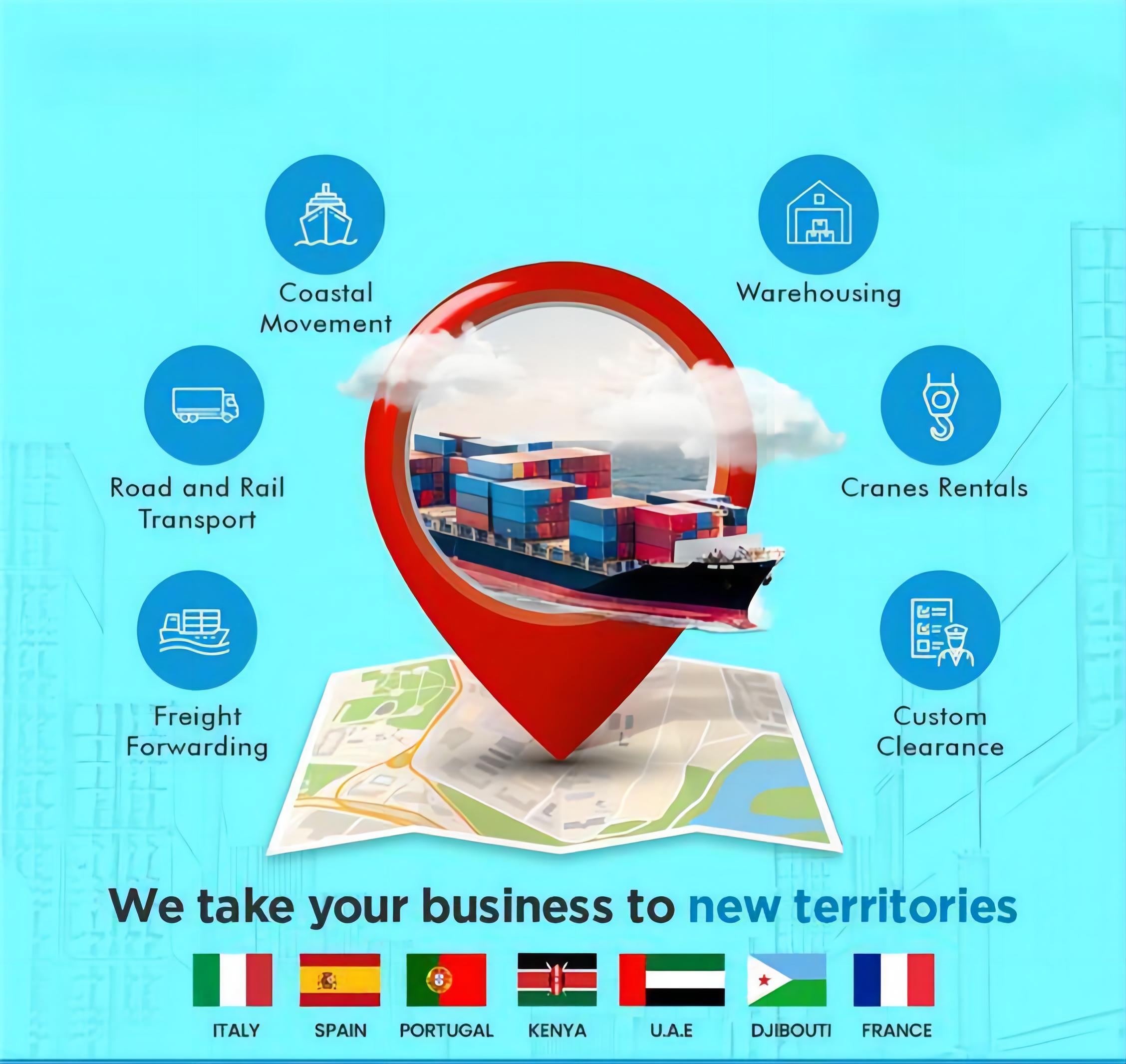 Example of customs documentation for international shipping