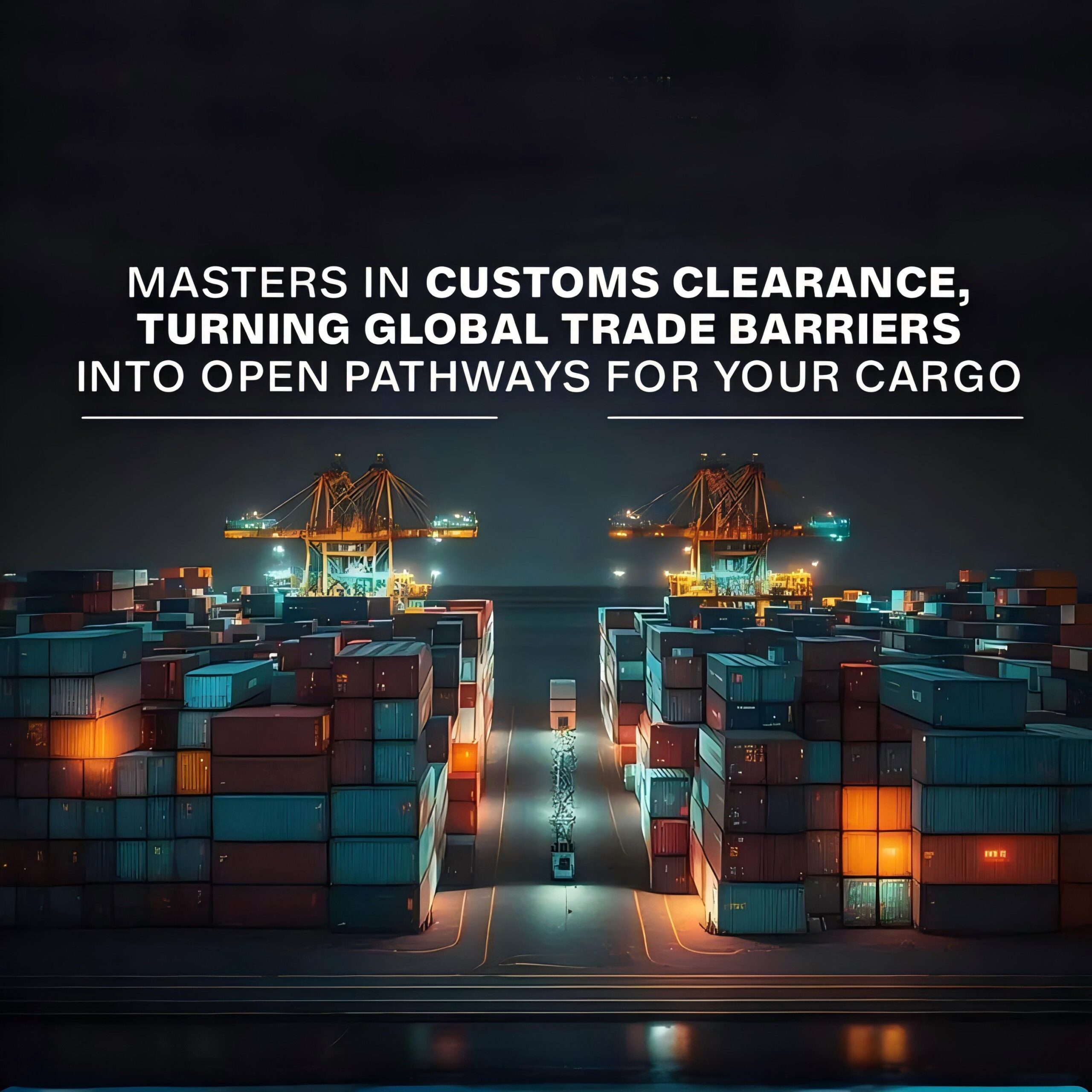 Cargo plane loading industrial machinery from China to Europe