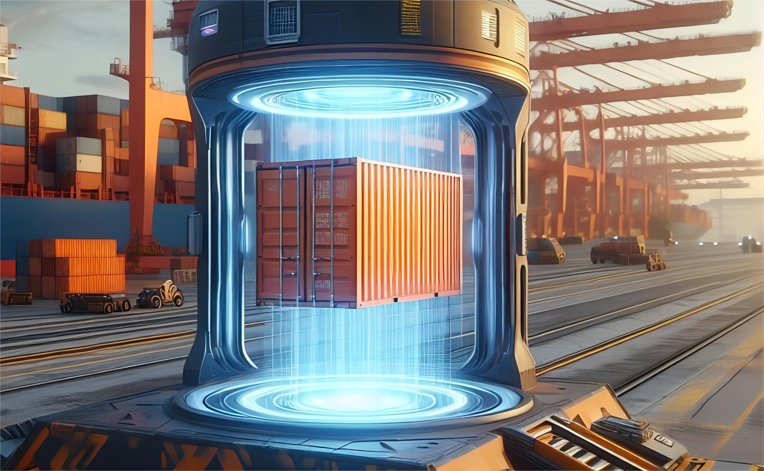 Warehouse with various packaged goods and forklifts