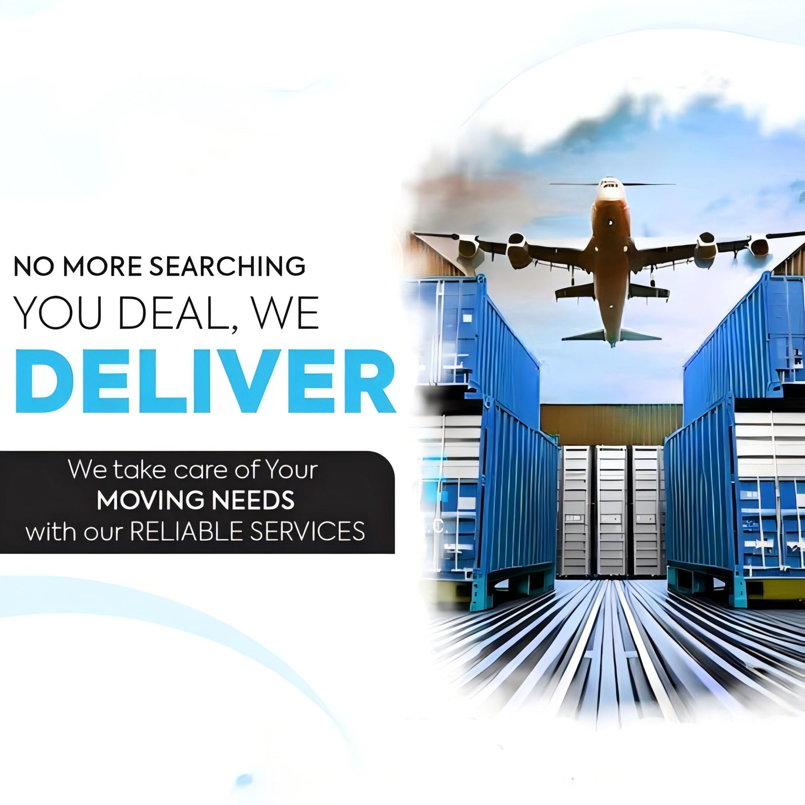 Infographic comparing sea freight and air freight options