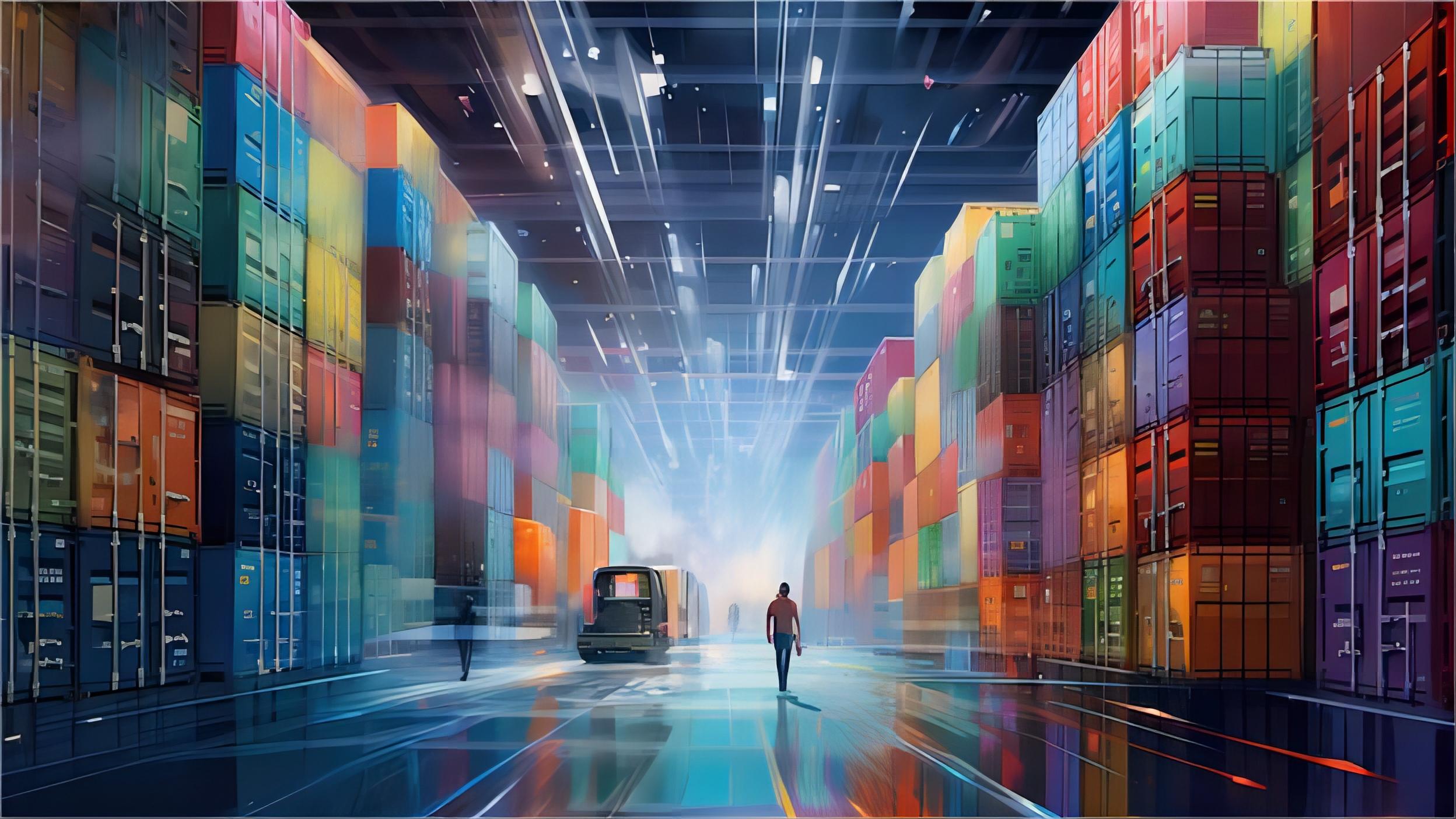 Air cargo plane loading auto parts for fast shipping to USA