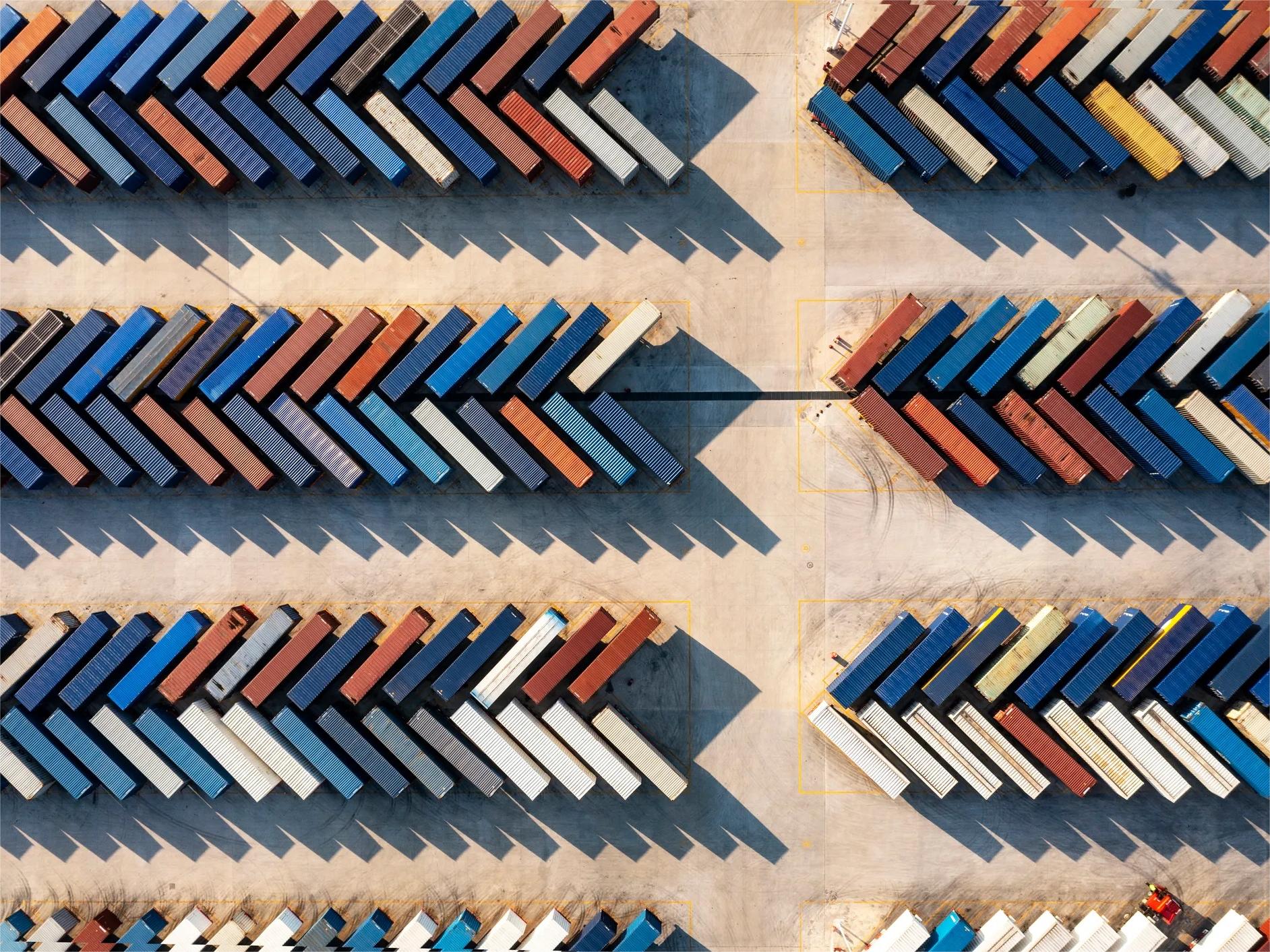 Warehouse operations and container loading for international shipping