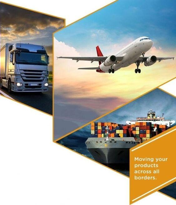 Logistics hub showing FCL container handling and storage