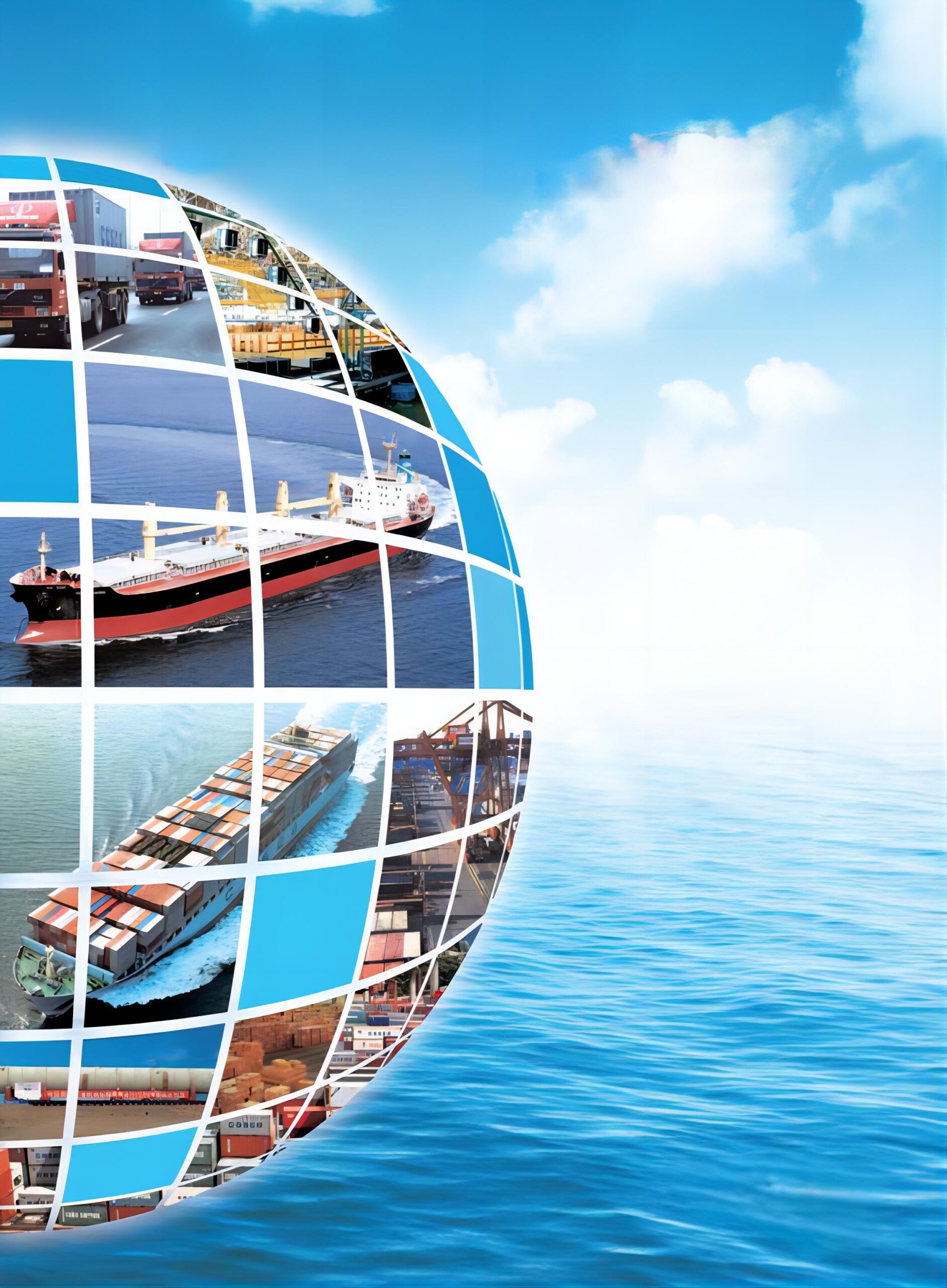 Dubai Jebel Ali port terminal handling international freight