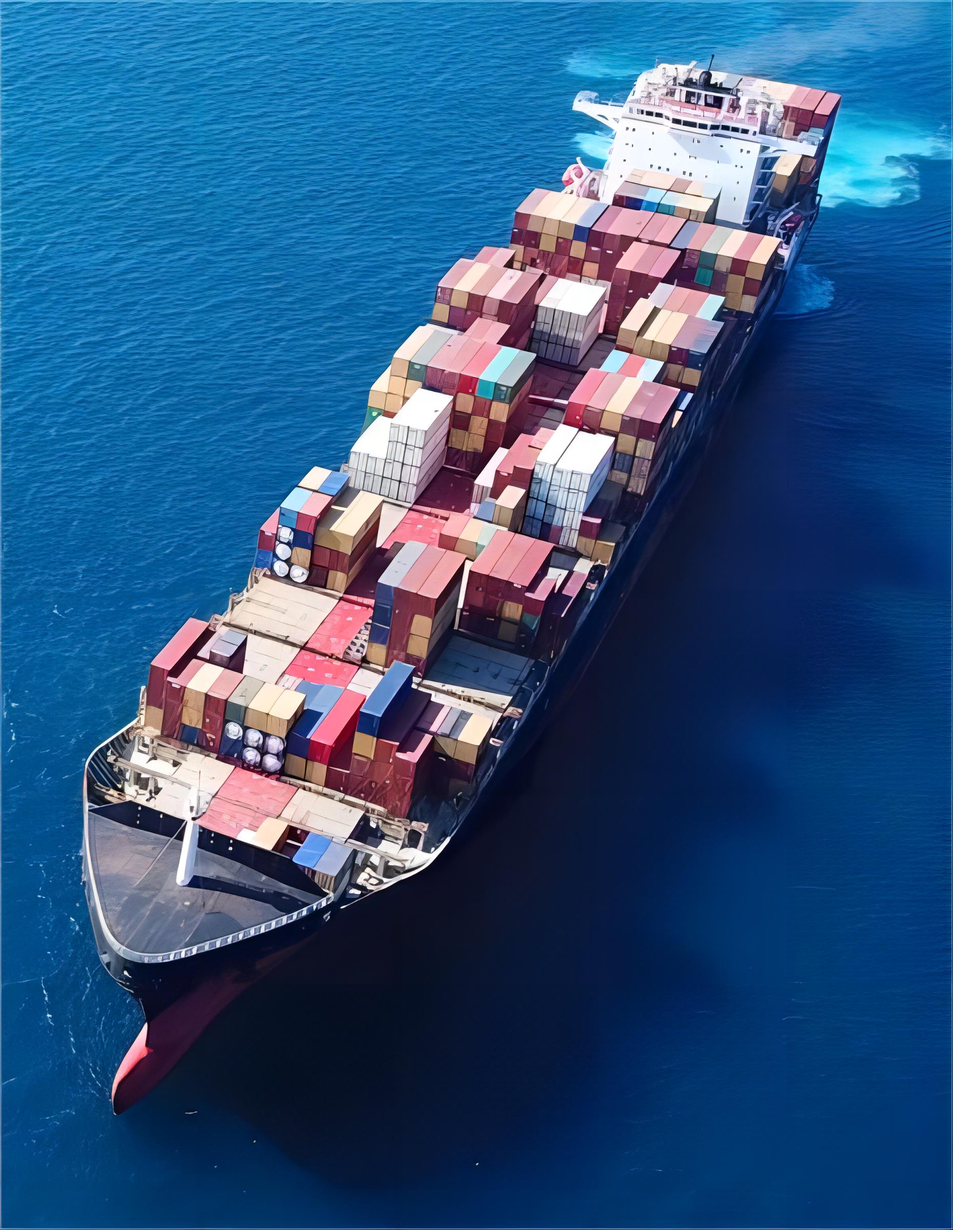 Refrigerated shipping container for food logistics